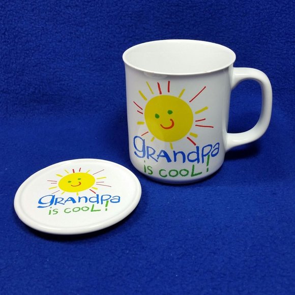 Giftco "My Grandpa Is Cool" Mug and Coaster Set Pre-Owned In Box - Picture 9 of 10